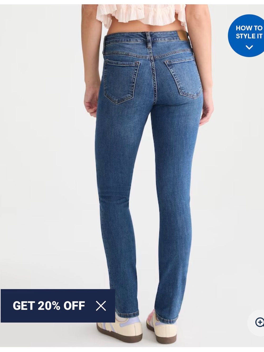Aeropostale Women’s Skinny Jeans in Medium Blue